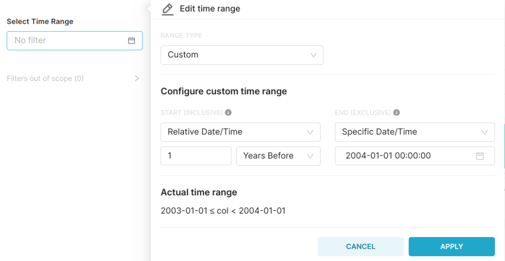 Creating Custom Filters on Apache Superset - Auriga IT