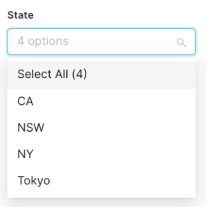 Pre-filtered values