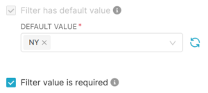 Value required setting