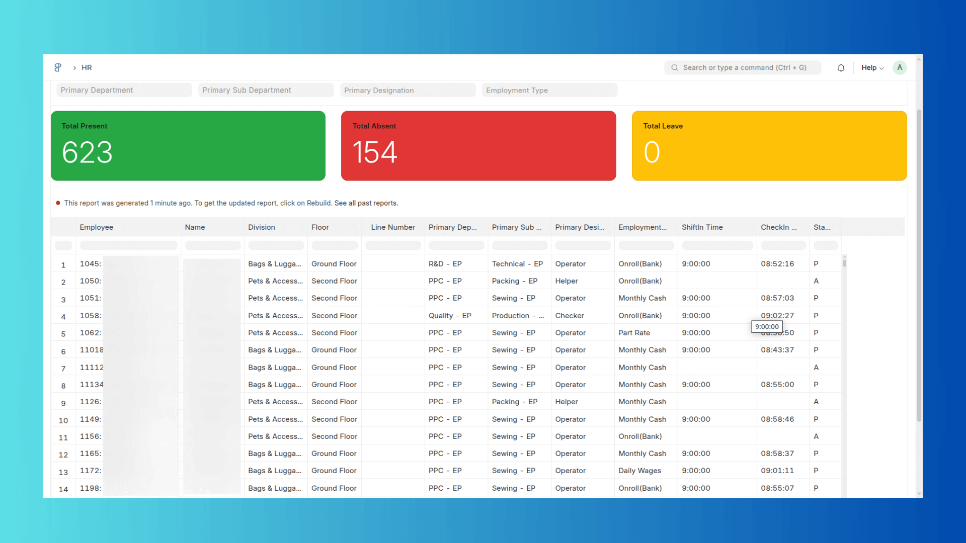 Automated Payroll and Attendance