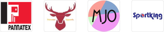MJ OSWAL, SPORTKING, PATRONUS, PANNA TEXTILES to the STITCH family.