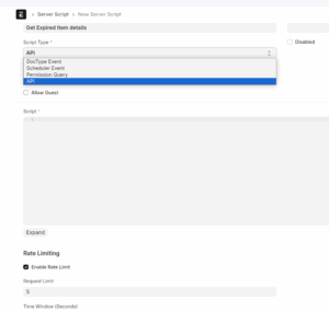 Example of Frappe server-side script used to automate workflows