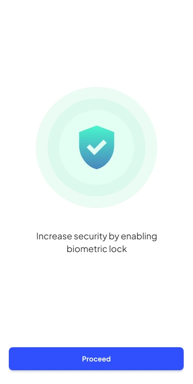 A2Z Group employee mobile app secure login interface